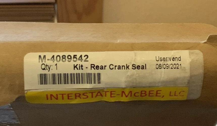 Interstate McBee Engine Crankshaft Seal Kit Rear image 2