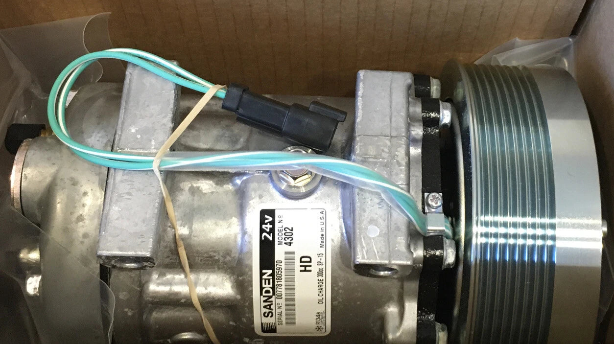 A/C Compressor w/Clutch for Caterpillar image 0