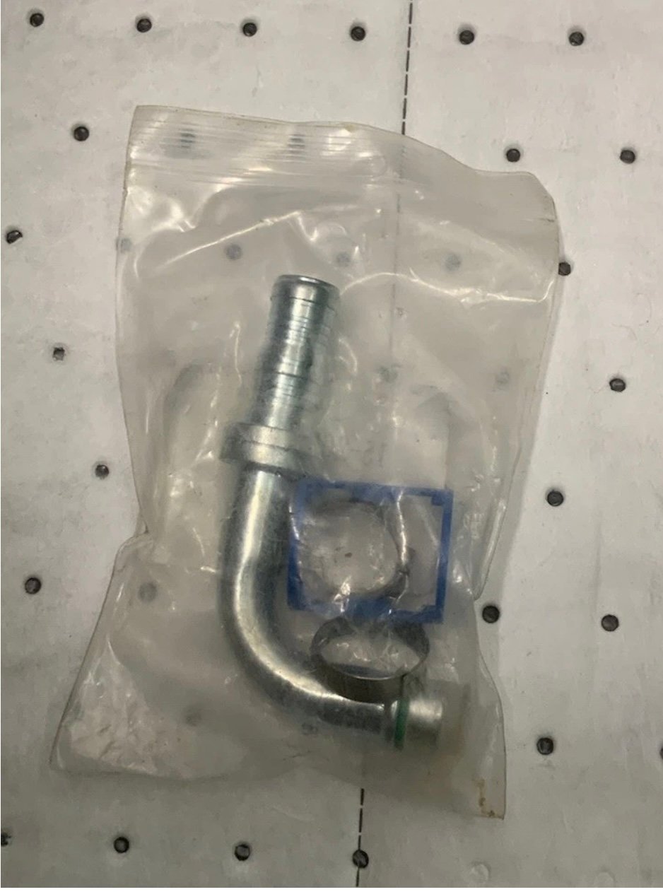 Ap Air 90° #10 Flange O-Ring for #12 Reduced Diameter Hose image 1