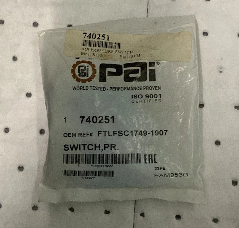 Pai Air Brake Low Air Pressure Switch image 0