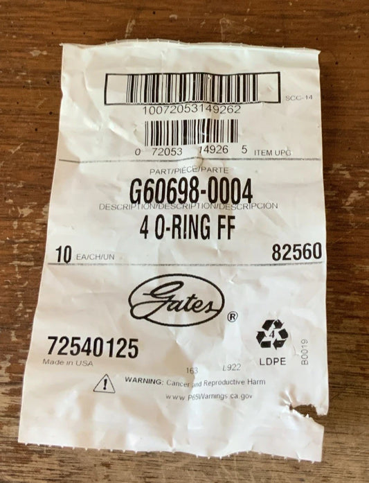 (10Pc) Gates O-Ring for Flat-Face Fittings image 0