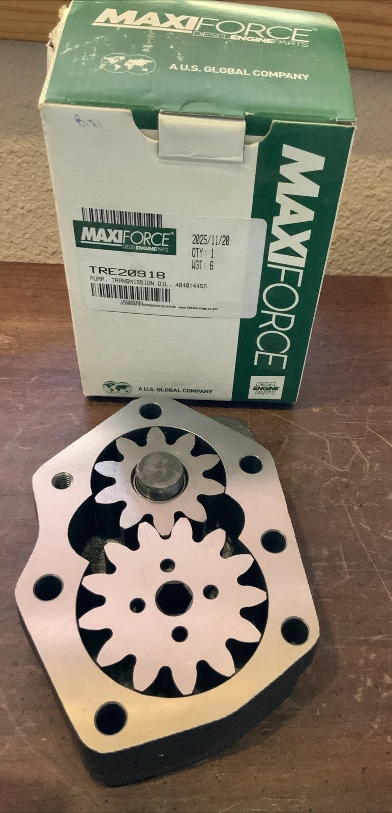 TRE20918 Engine Transmission Oil Pump For John Deere