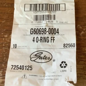 (10Pc) Gates O-Ring for Flat-Face Fittings
